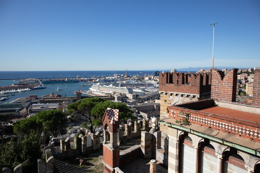 Panorama dal Castello D'Albertis di Genova