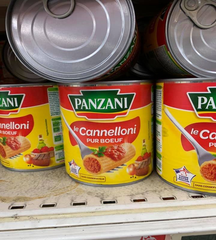 Cannelloni in lattina, Francia