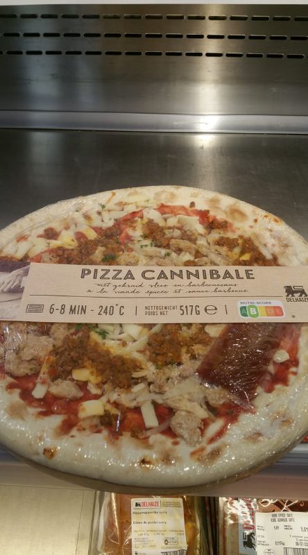 Pizza cannibale, Belgio