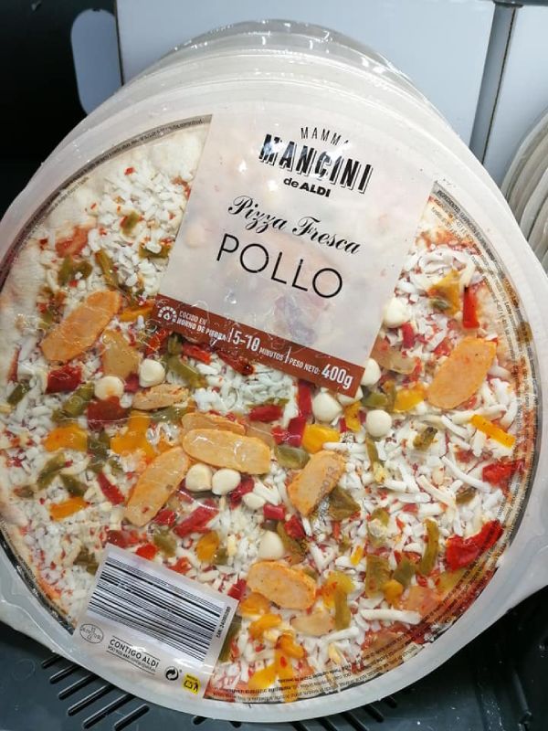 Pizza al pollo, Spagna