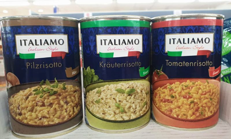 Riso precotto in lattina, Germania