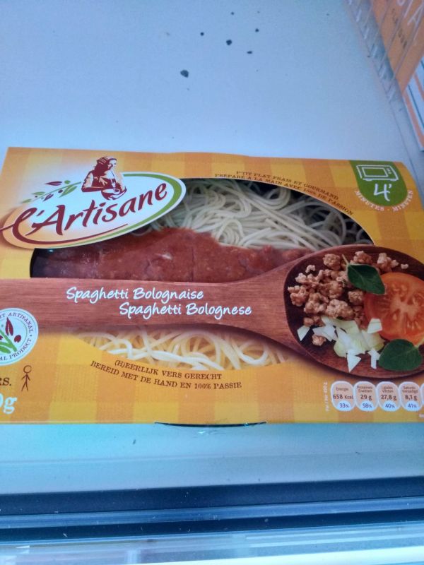 Spaghetti alla bolognese da microonde, Lussemburgo