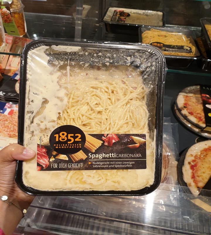 Spaghetti alla carbonara, Germania