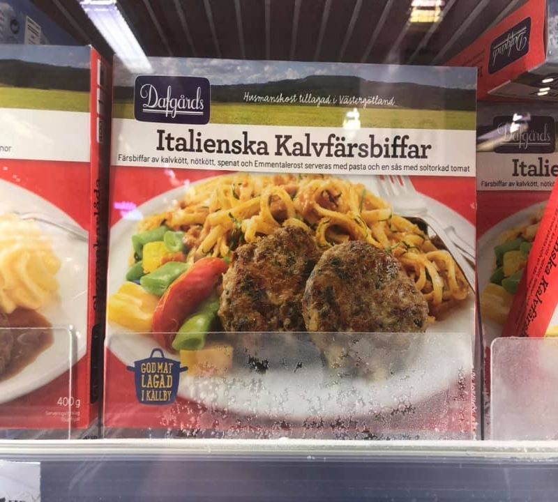 Spaghetti con hamburger, Svezia