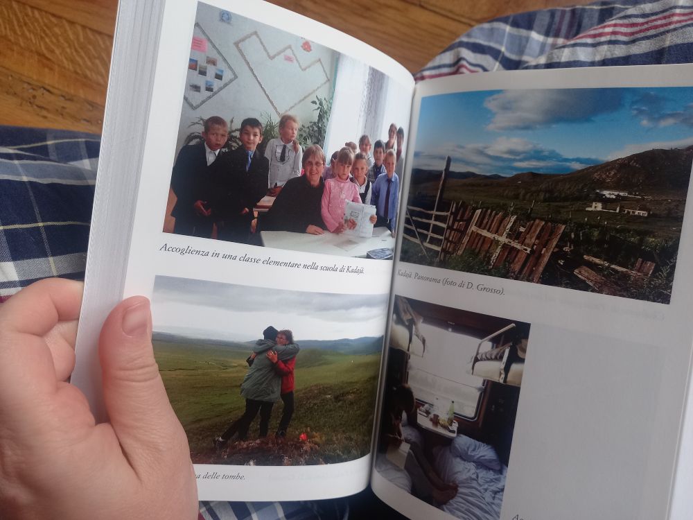 Inserto con fotografie del libro Lungo la Transiberiana da Mosca a Vladivostok di Anna Roberti