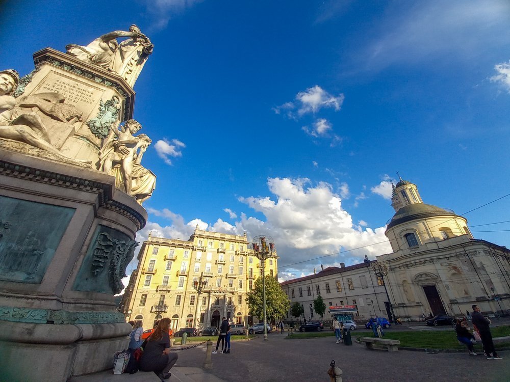 Piazza Carlo Emanuele II a Torino, detta Piazza Carlina