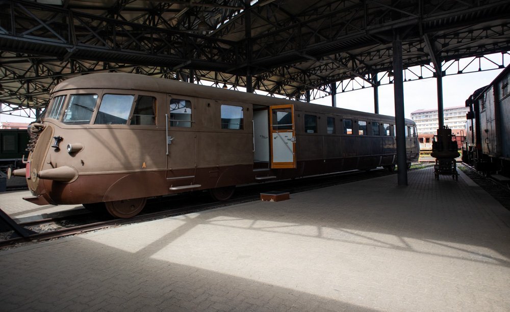 Automotrice Diesel FIAT ALn 776.1001 al Museo Ferroviario Piemontese di Savigliano