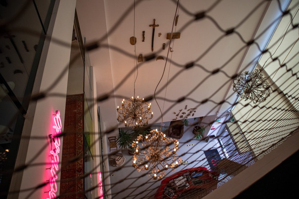 Particolari dell'atrio del JHD Dunant Hotel