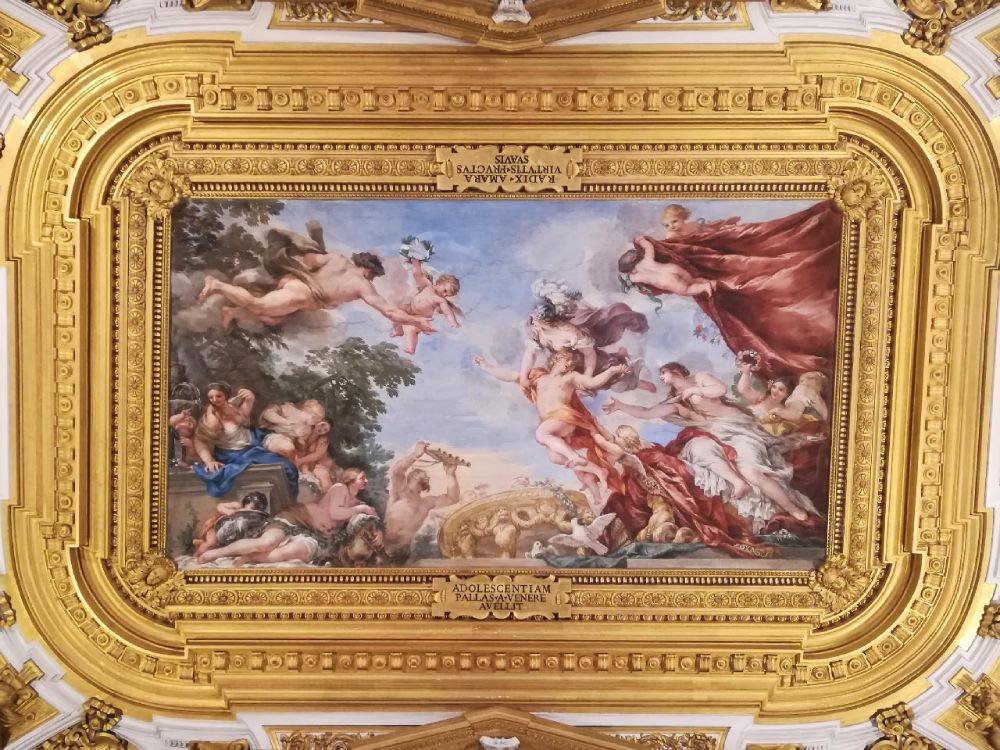 Soffitto affrescato di Palazzo Pitti a Firenze, foto di Federica Chiodi di My Own Trip