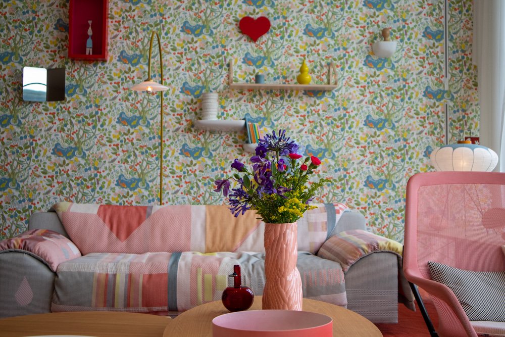 Una delle sale del VitraHaus al Vitra Campus di Weil am Rhein in Germania