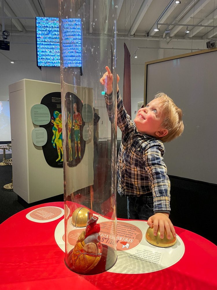 Figlio di Paola Bertoni a Experimentarium, il museo scientifico di Copenaghen