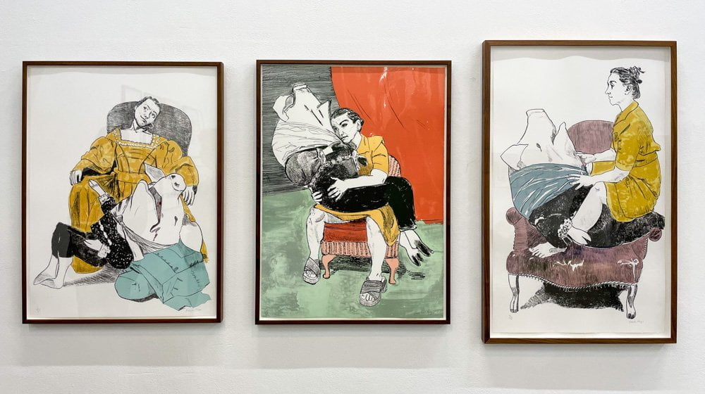 Quadri di Paula Rego esposti alla galleria Arnolfini di Bristol