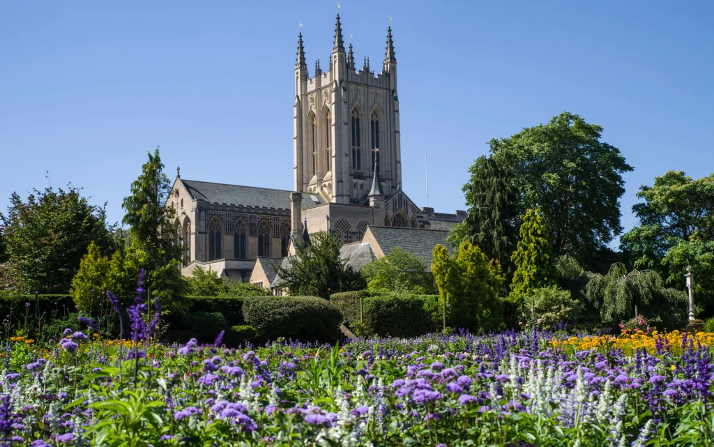 La cattedrale di Bury St Edmund in Suffolk