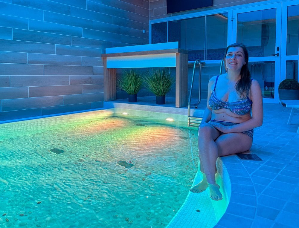 Paola Bertoni nella Zen Spa del Vuokatin Aateli di Vuokatti