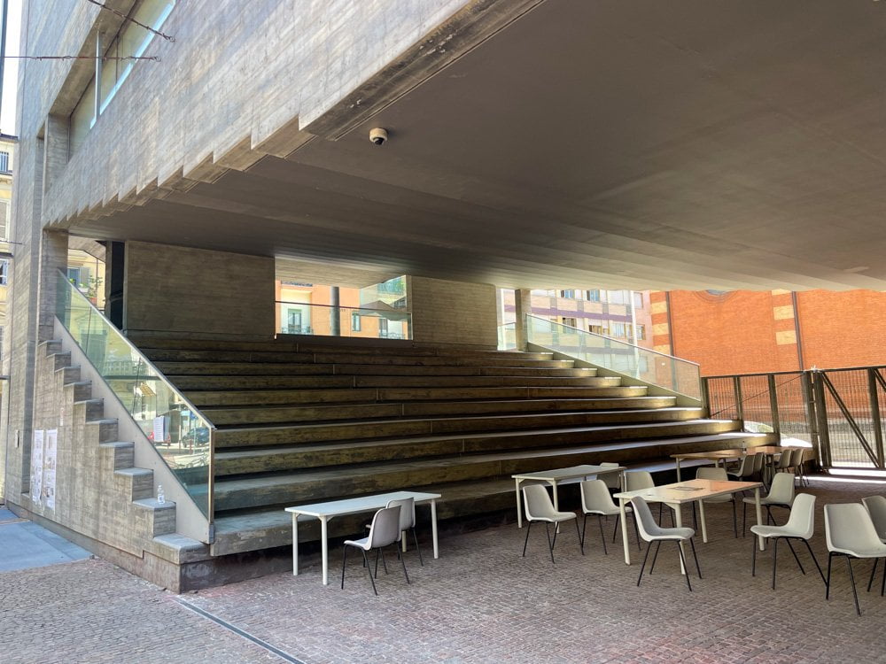 Cortile interno del Molecular Biotechnology Center, Torino