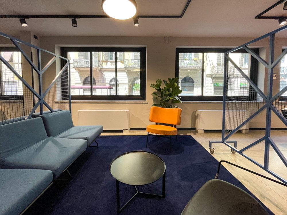 Area comune dell'hotel-studentato CX Belfiore a Torino