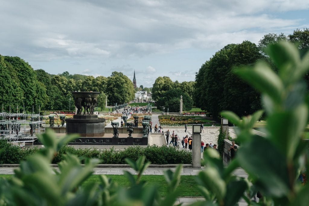 Vigelandsparken a Oslo, foto Nick Night