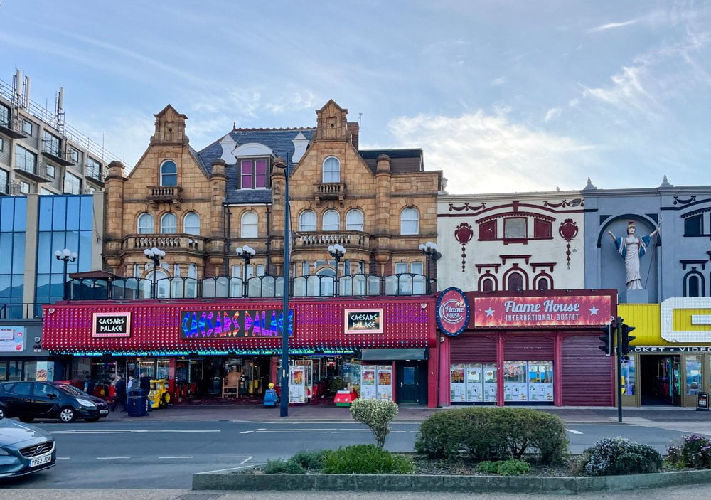 Sale giochi sul lungomare di Great Yarmouth