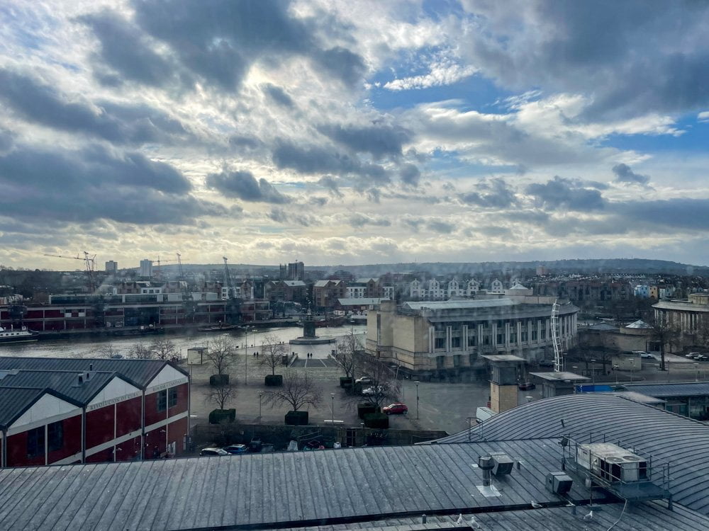 Panorama dal The Bristol Wheel, la ruota panoramica di Bristol