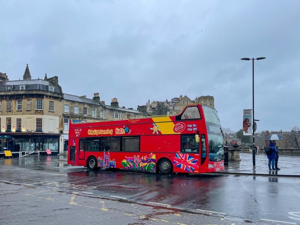 Autobus turistico di Bath