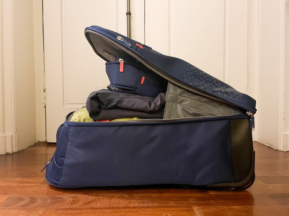 Zaino trolley Roncato Crosslite carico