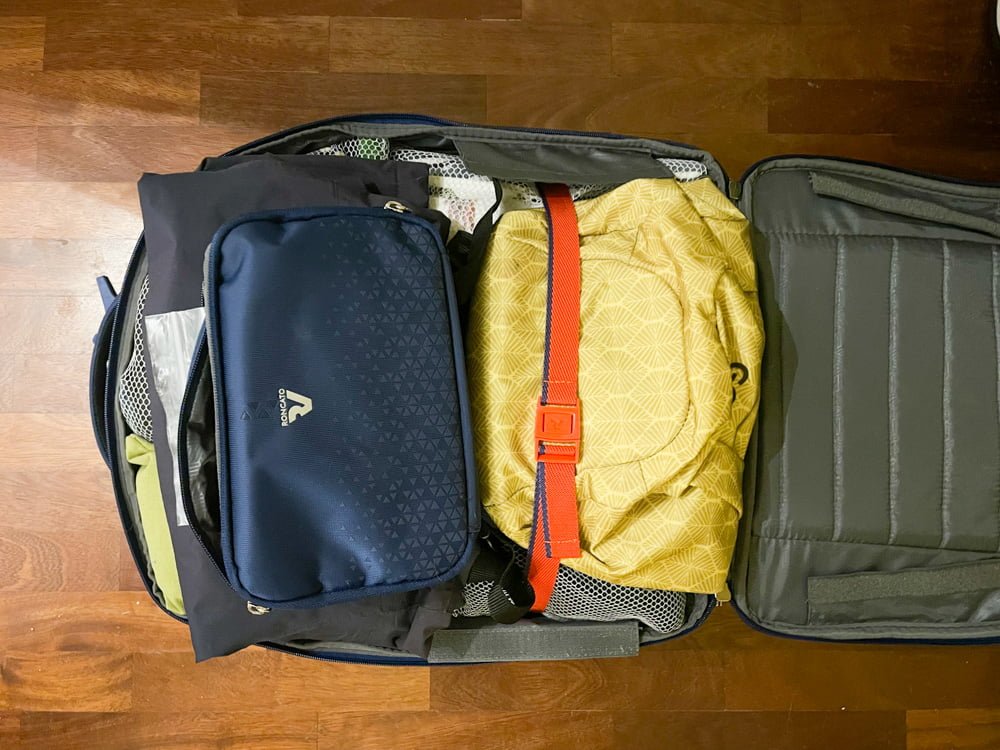 Zaino trolley Roncato Crosslite carico