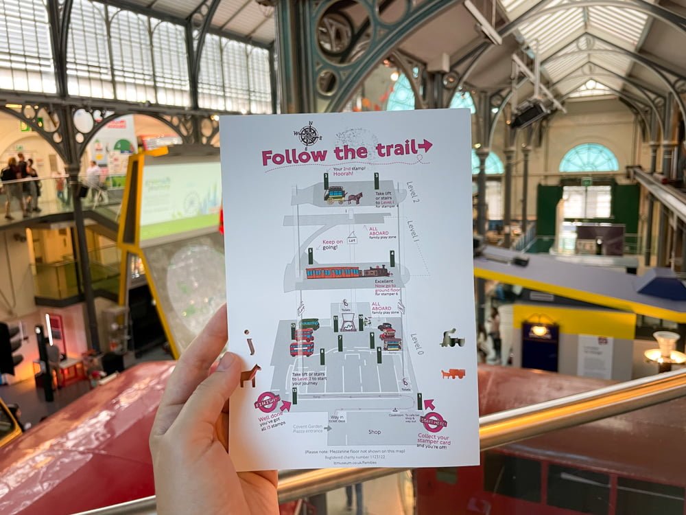 Mappa del London Transport Museum