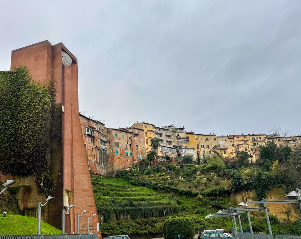 Ascensore e parcheggio Fonte alle Fate a San Miniato