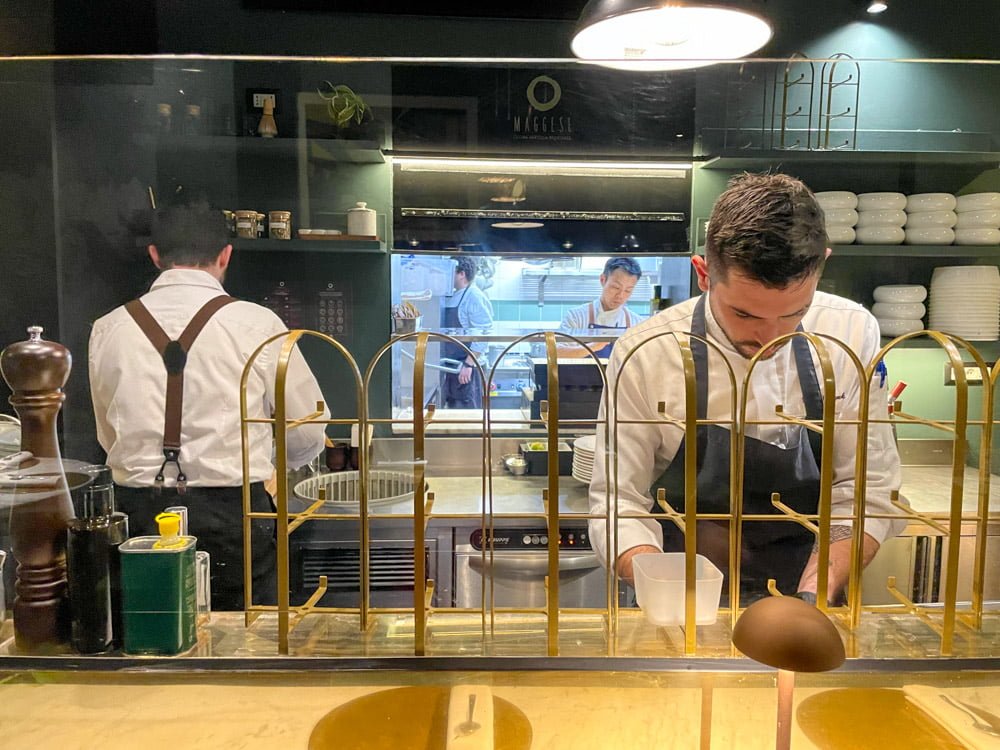 Chef al ristorante vegetariano Maggese a San Miniato