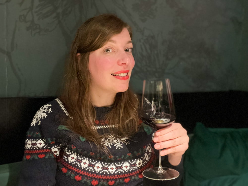 Paola Bertoni al ristorante vegetariano Maggese a San Miniato