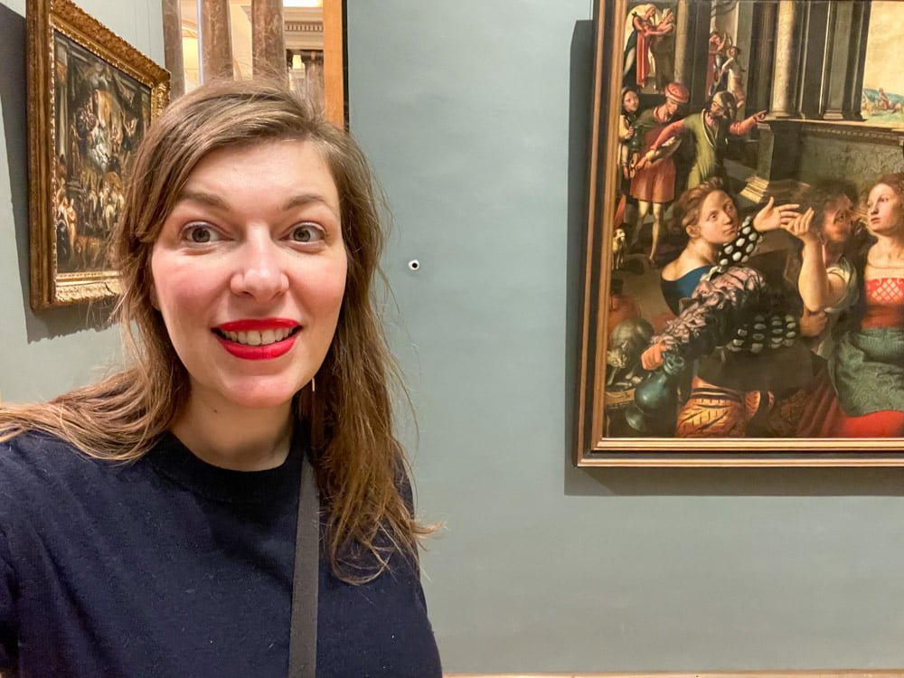 Paola Bertoni al Museo Oldmasters di Bruxelles