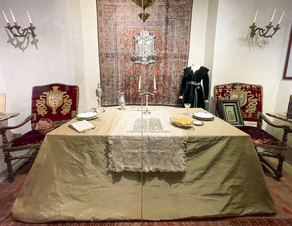 Tavola dello Shabbat al Museo Ebraico di Roma