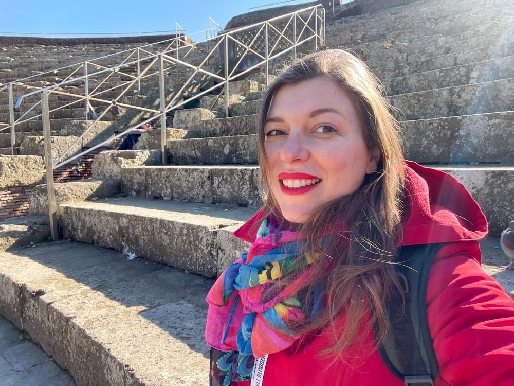 Paola Bertoni al Teatro Romano di Ostia Antica
