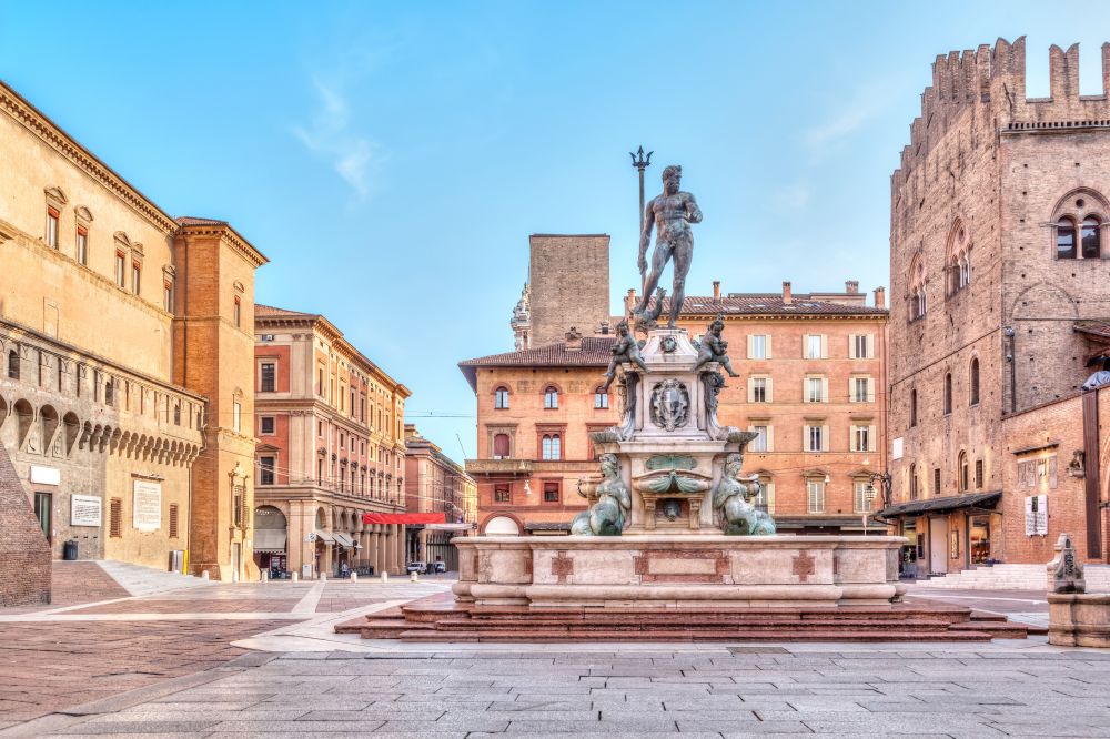 Fontana del Nettuno in Piazza Maggiore a Bologna