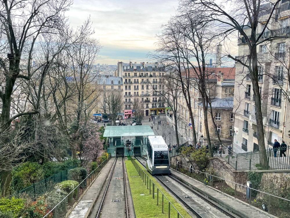 Funicolare di Montmartre a Parigi