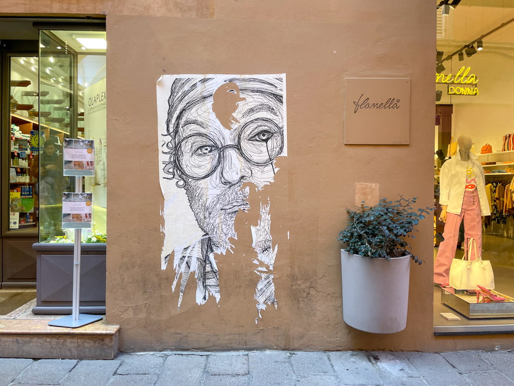 Poster di Lucio Dalla a Bologna