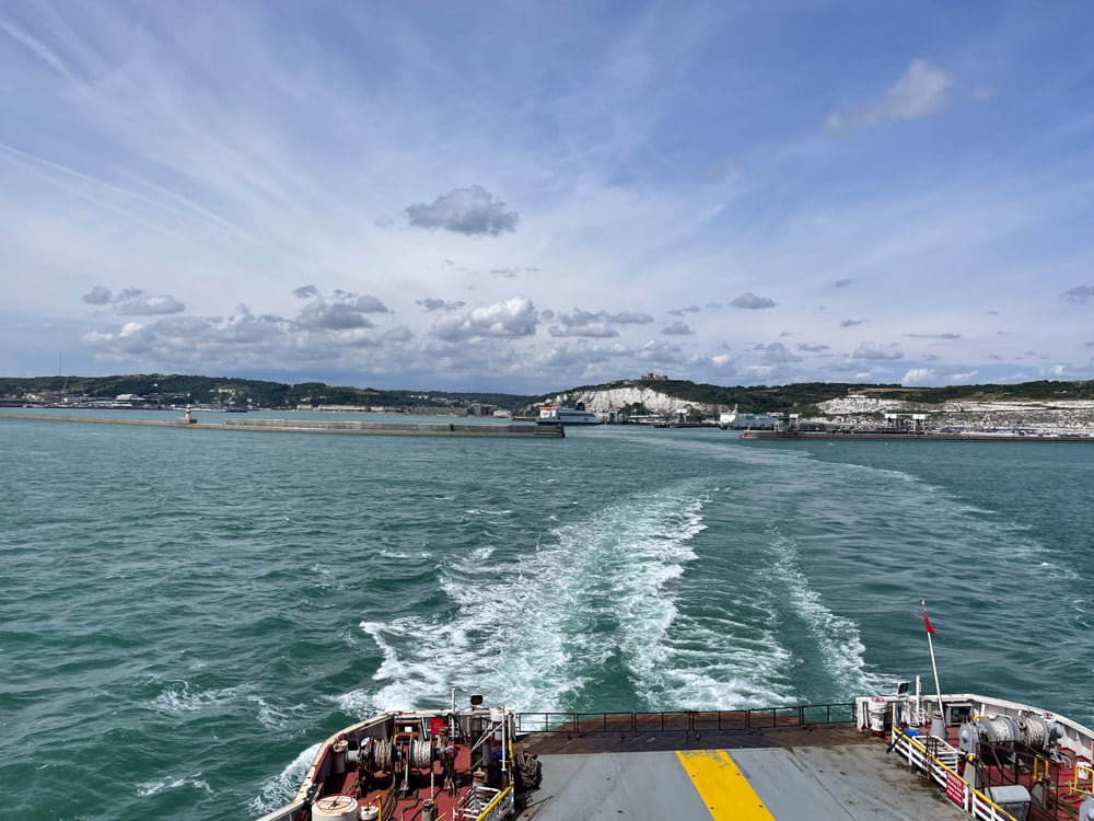 Scogliere di Dover viste dal traghetto