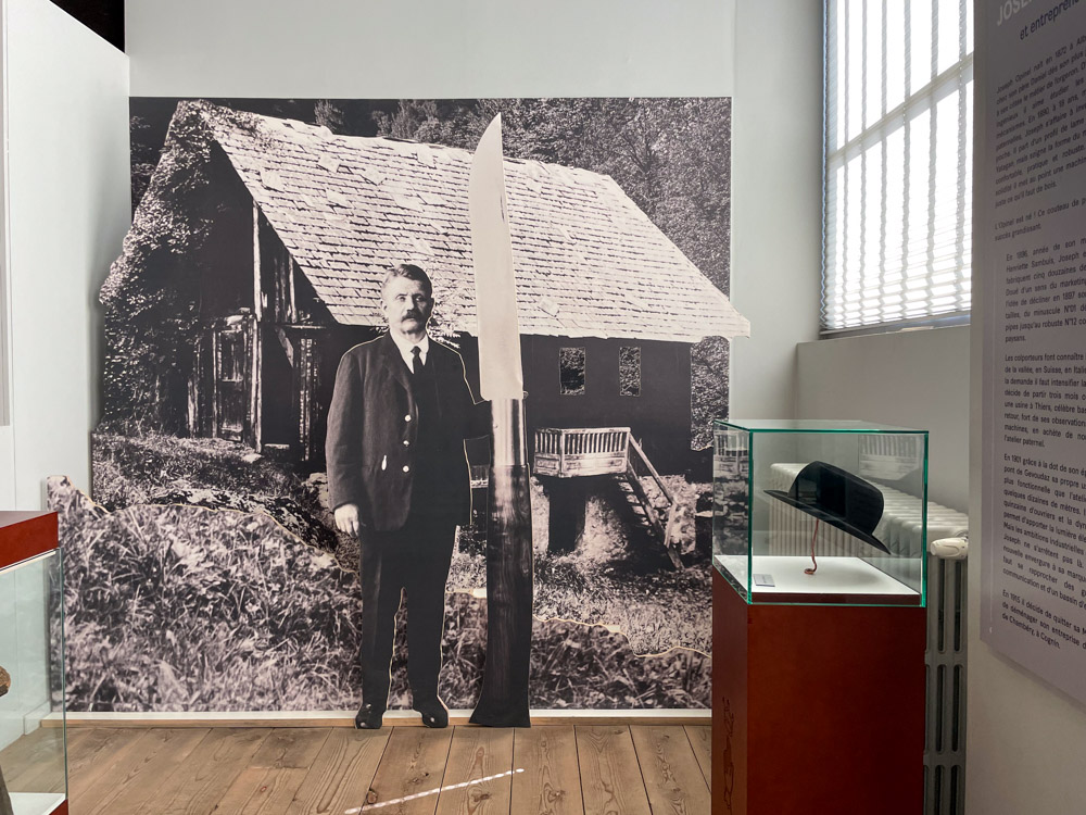 Joseph Opinel al Museo Opinel a Saint-Jean-de-Maurienne