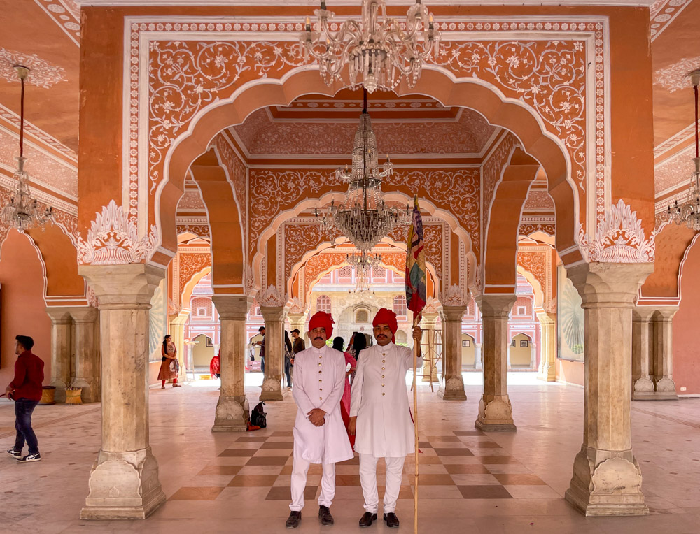 Sala delle udienze nel Palazzo Reale di Jaipur