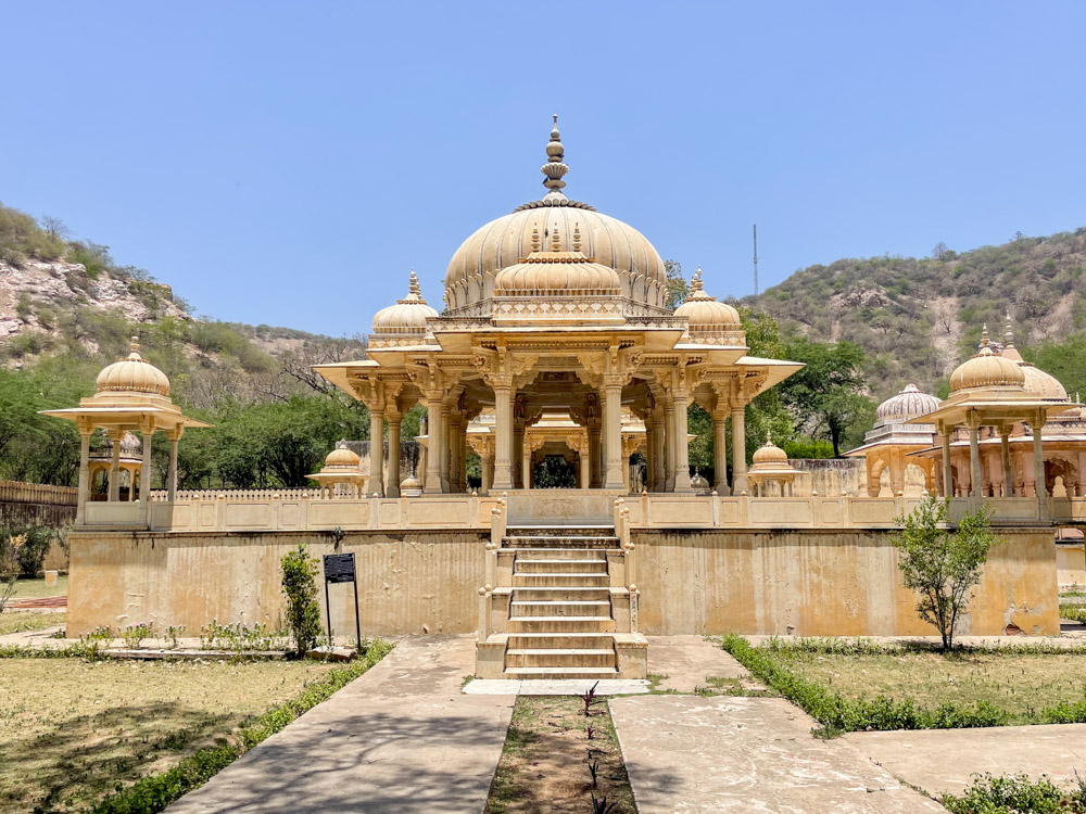 Cenotafio reale a Gaitore Ki Chhatriyan, vicino a Jaipur