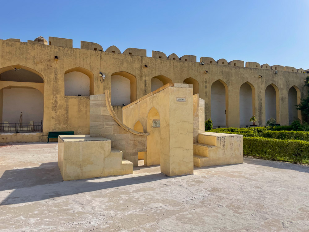 Strumento astronomico all'osservatorio Jantar Mantar di Jaipur, India
