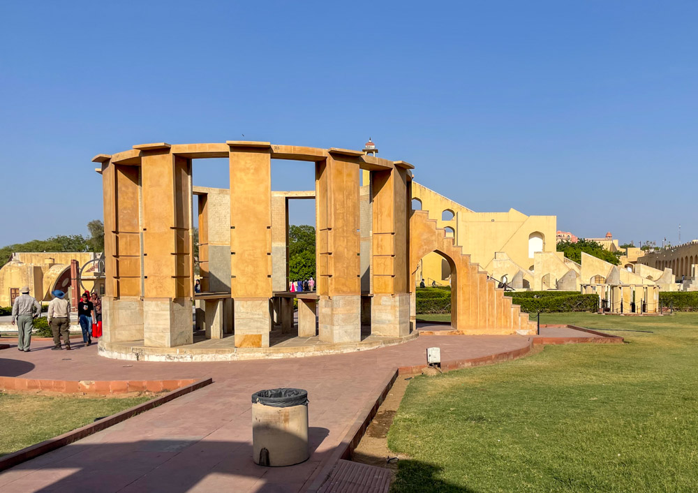 Strumento astronomico all'osservatorio Jantar Mantar di Jaipur, India