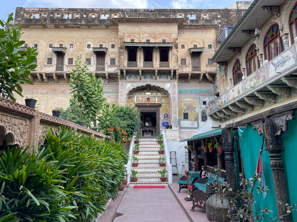 Ingresso del Mandawa Haveli Hotel