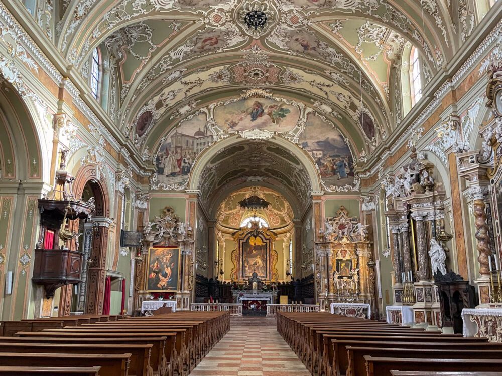 Interno della Chiesa di San Marco in Rovereto