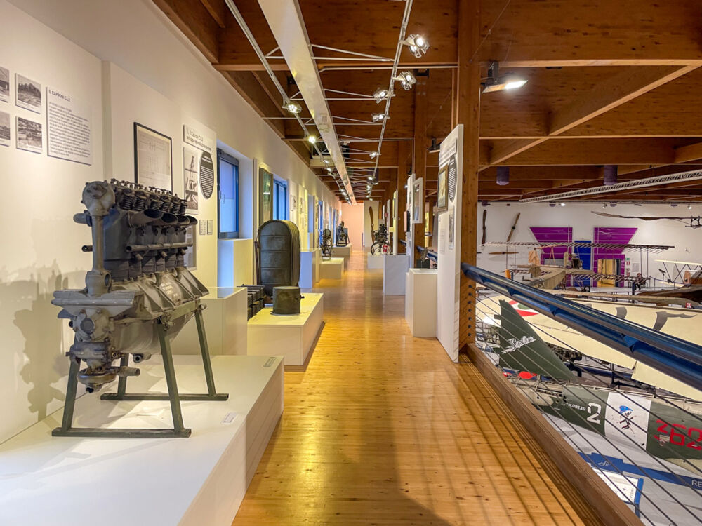 Galleria del Museo dell'Aeronautica Caproni di Trento