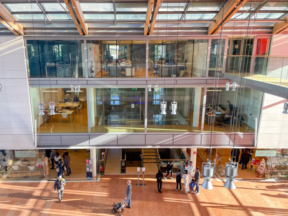 Interno del MUSE di Trento