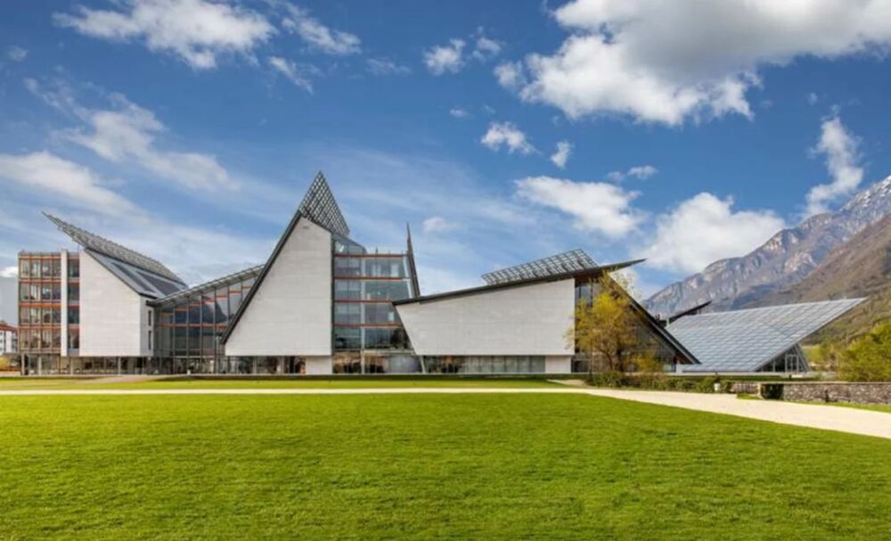 L'edificio progettato da Renzo Piano che ospita il MUSE di Trento