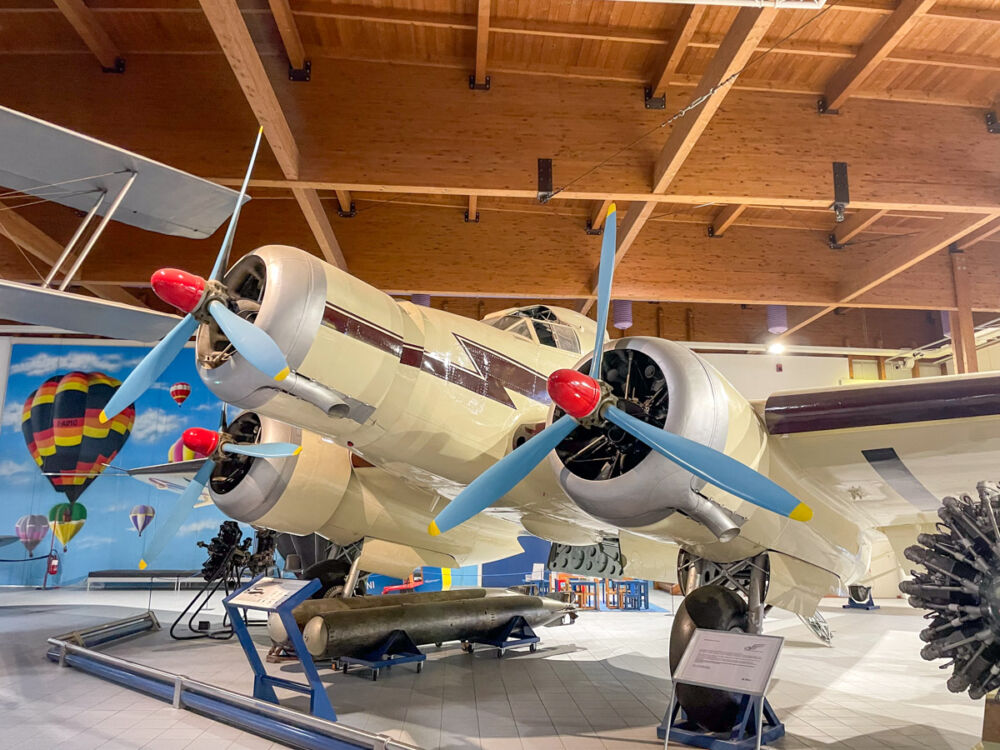 Aereo al Museo dell'Aeronautica Caproni di Trento