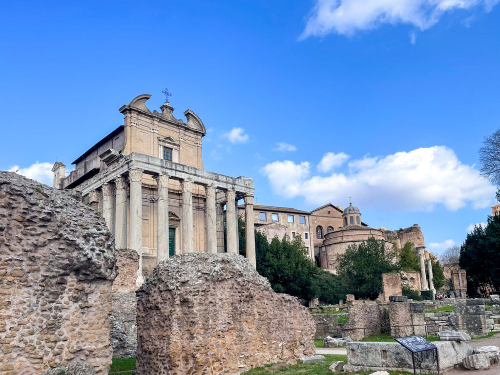 Vista dei Fori Imperiali a Roma