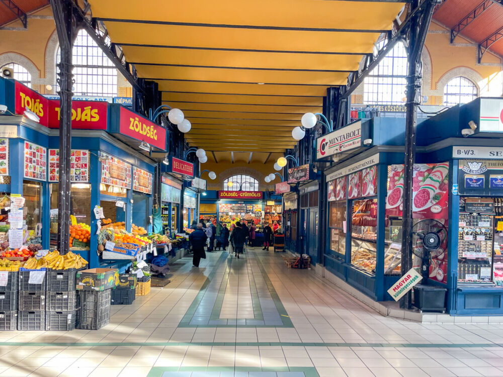 Interno del Mercato Centrale di Budapest
